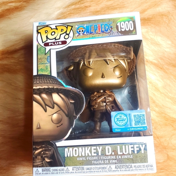 Funko Pop! One Piece: Monkey D. Luffy Bronze Statue #1900 (EXCLUSIVE!!) - Picture 1 of 10